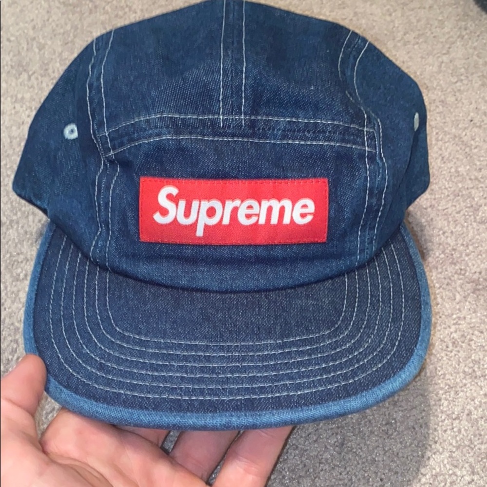 SUPREME Wasted chino twill camp cap